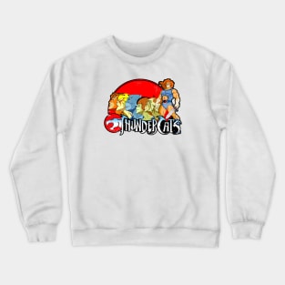 Retro Cats (Alt Print) Crewneck Sweatshirt